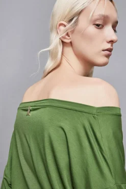 Wiskozowy sweter z długim rękawem Essential