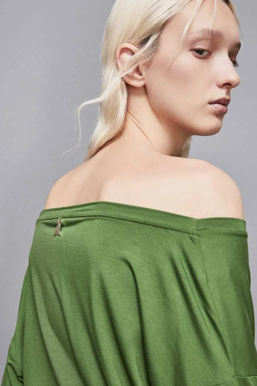 Wiskozowy sweter z długim rękawem Essential